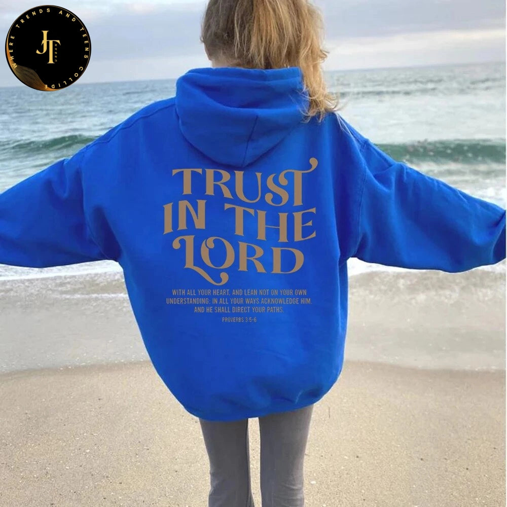 Aesthetic Christian Hoodie with Bible Verse for Women - High Quality