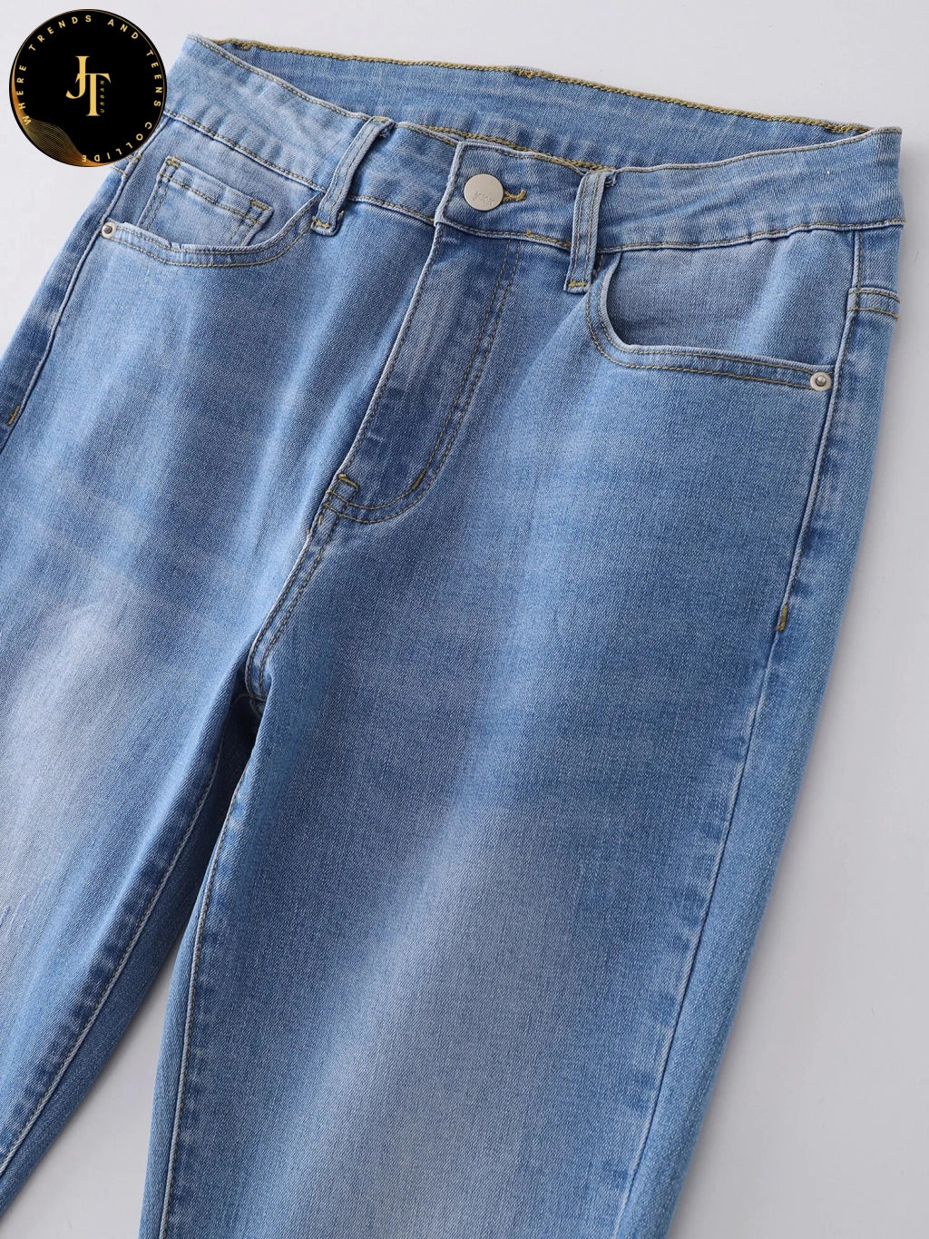 Women's Denim Pencil Jeans - Casual Denim Jeans for Women