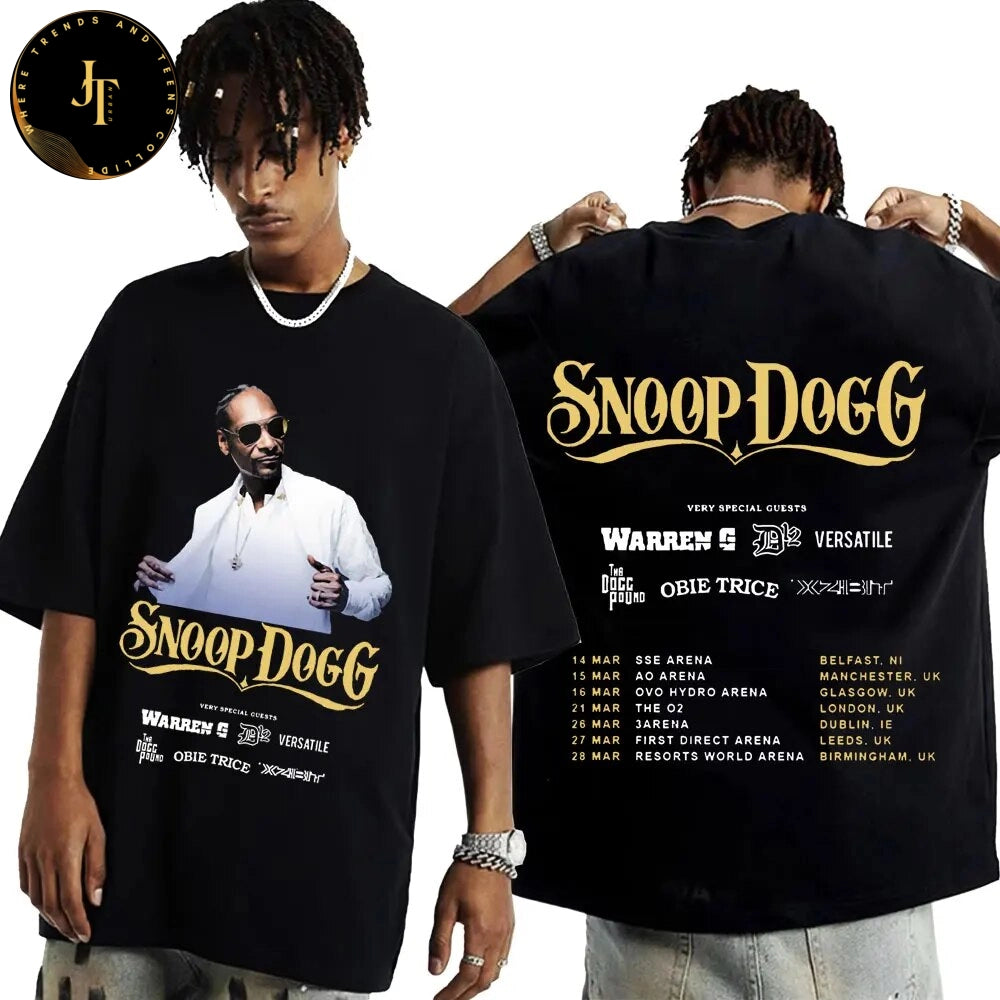 Snoop Dogg Hip Hop Fashion T-Shirt: Summer  Streetwear for men