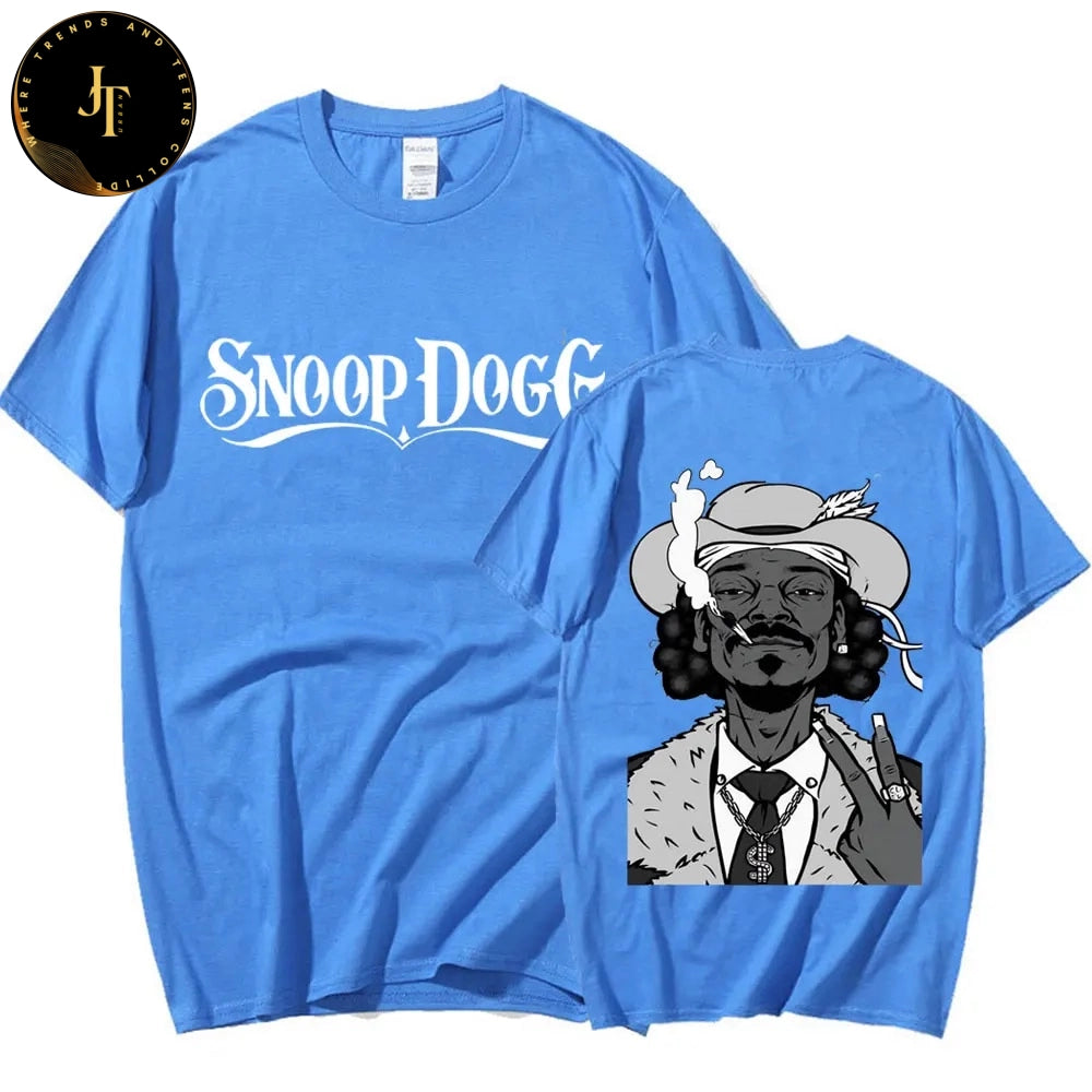 Snoop Dogg Hip Hop Fashion T-Shirt: Summer  Streetwear for men