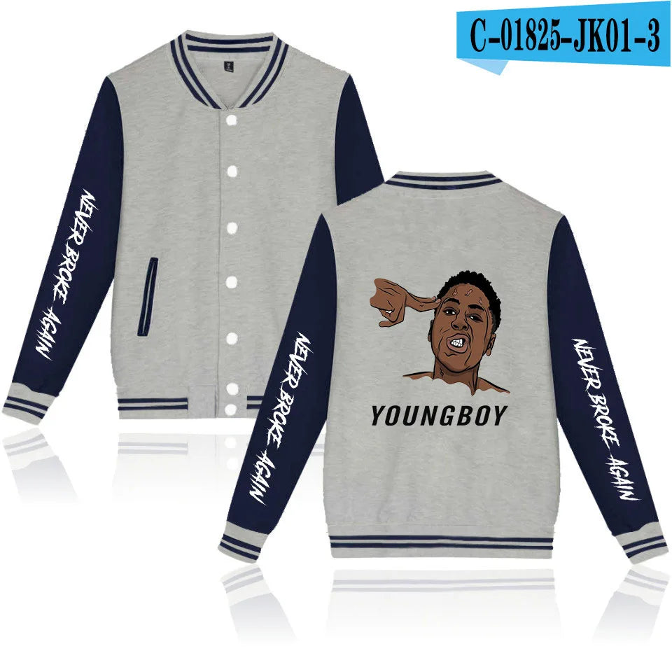 Streetwear Rap YoungBoy 'Never Broke Again Jacket' - Unisex Hoodie