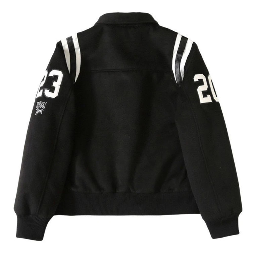 Autumn Street Embroidered Hip-Hop Baseball Jacket: Thick Cold-Proof