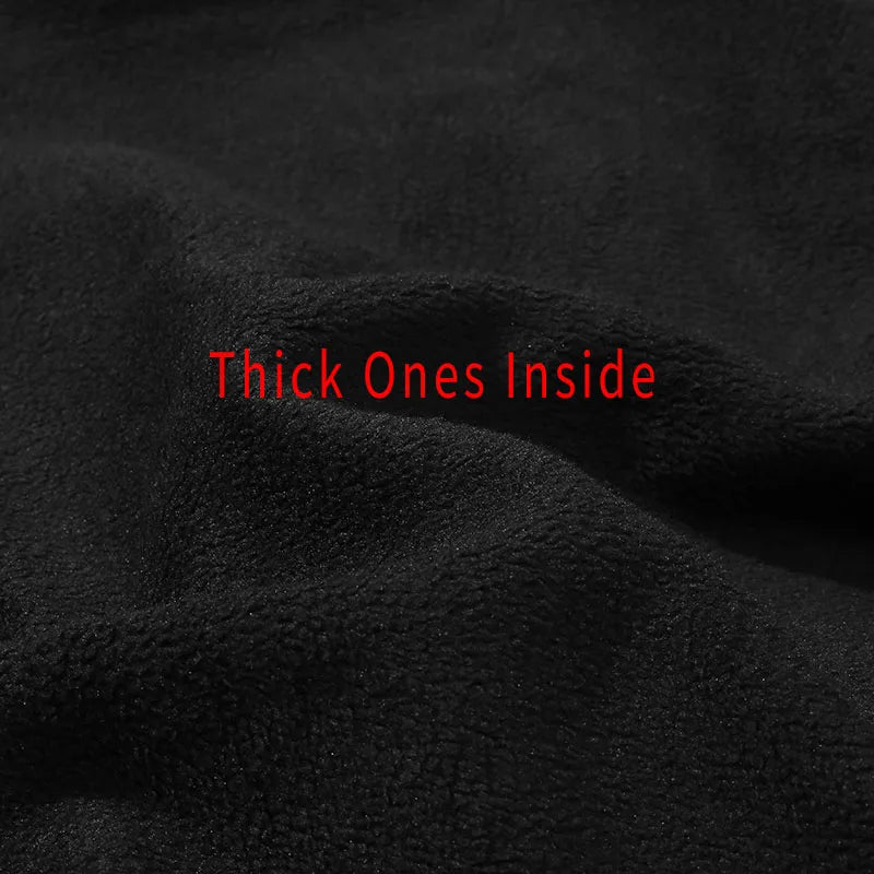 Winter Velvet Anime Hoodie for Men - Streetwear Harajuku Sweatshirt