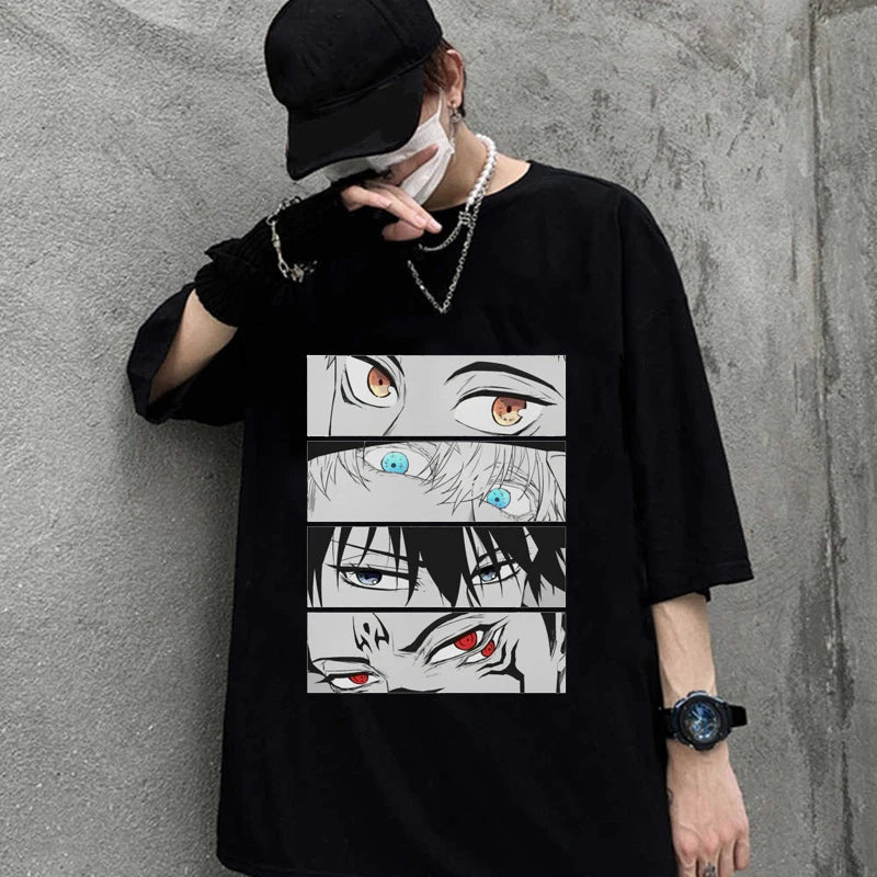 Japanese Anime Printed T-Shirt for Men and Women Casual Wear