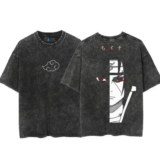 Naruto Anime Streetwear T-Shirt | Breathable Cotton Material | Men's Vintage Tee