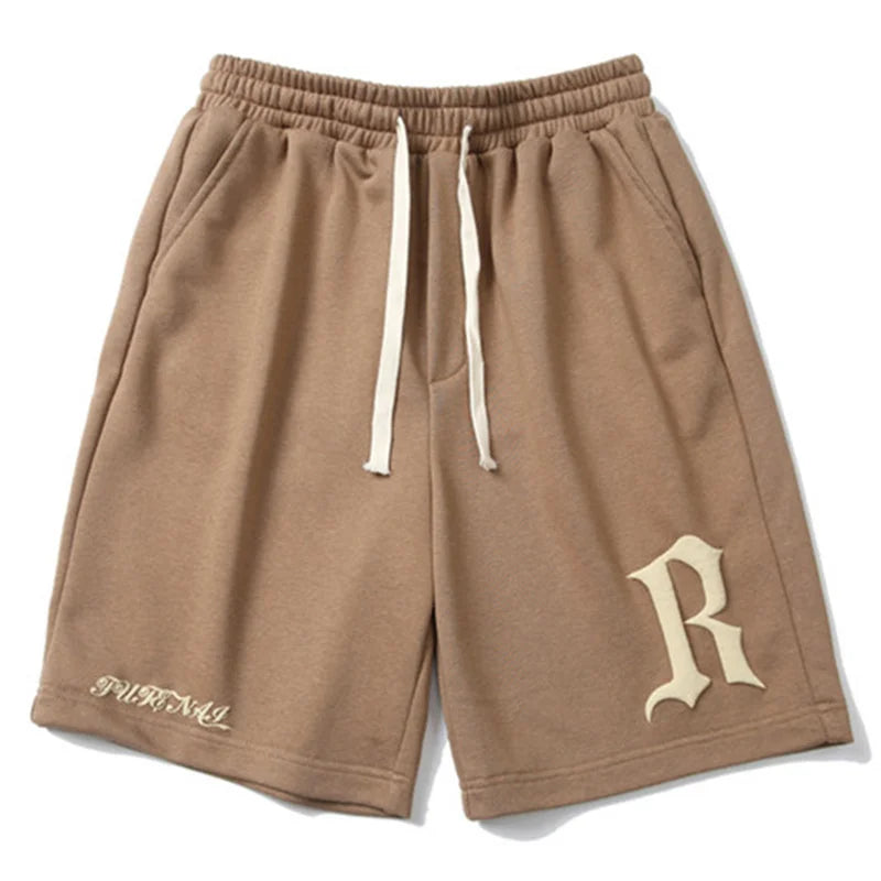 Men's Vintage Gothic Streetwear Basketball Shorts - Perfect for Sports or Casual Wear