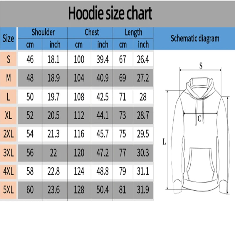 HIGH QUALITY Anime Hoodie for Men and Women - Streetwear Pullover Hoodie
