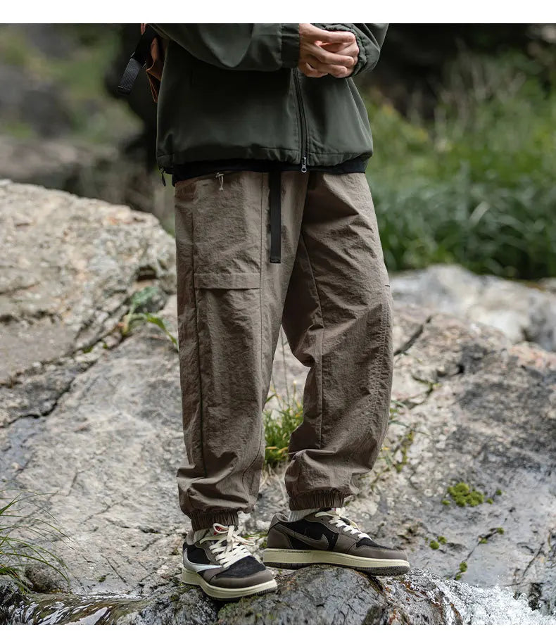 Men's Waterproof Cargo Pants - Nylon Outdoor Camping 2024