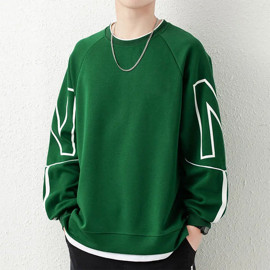 Men's Casual Sweatshirt - loose fit Sweatshirt Fashionable Streetwear for men