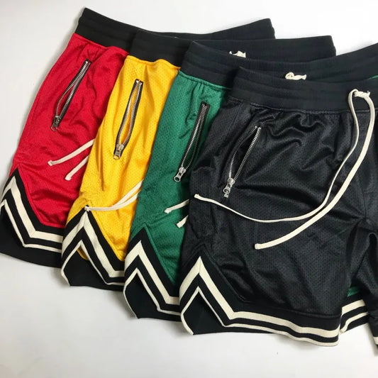Breathable Mesh Basketball Shorts for Men - Summer 2023 Training and Fitness