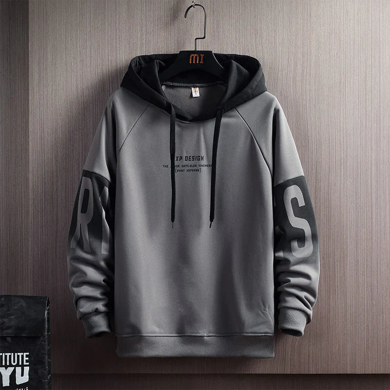 Trendy Men's Hoodies - Stylish Harajuku Letter Print Sweatshirts for Streetwear Fashion