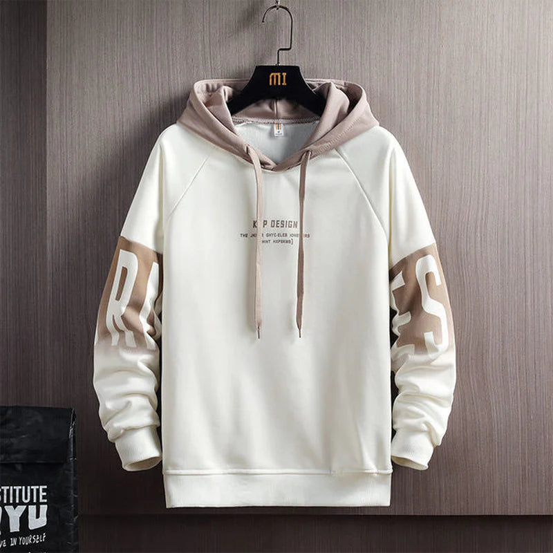 Trendy Men's Hoodies - Stylish Harajuku Letter Print Sweatshirts for Streetwear Fashion