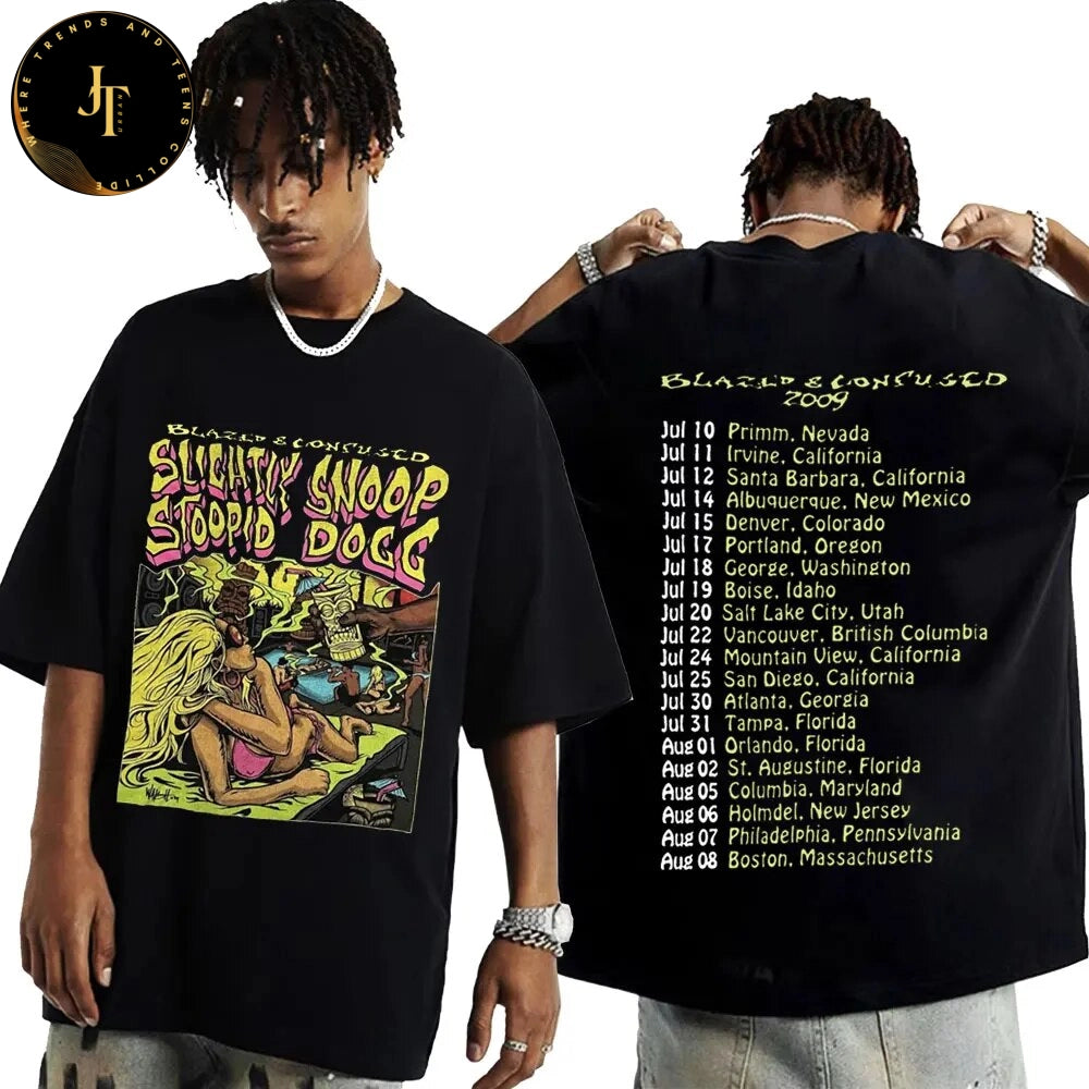 Snoop Dogg Hip Hop Fashion T-Shirt: Summer  Streetwear for men