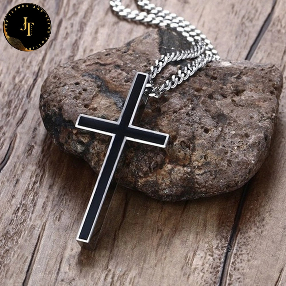 Stainless Steel Chain for Men - Fashion Cross Pendant | Premium Jewellery