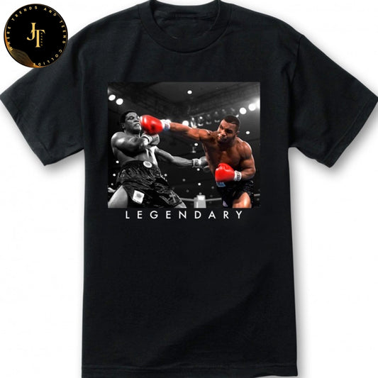 Mike Tyson Boxing Fan T-Shirt - Summer Cotton Tee for Men, Sizes S-3XL