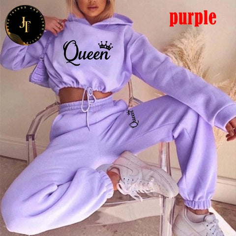 Women's Casual Tracksuit Set: Premium Hoodies for Women