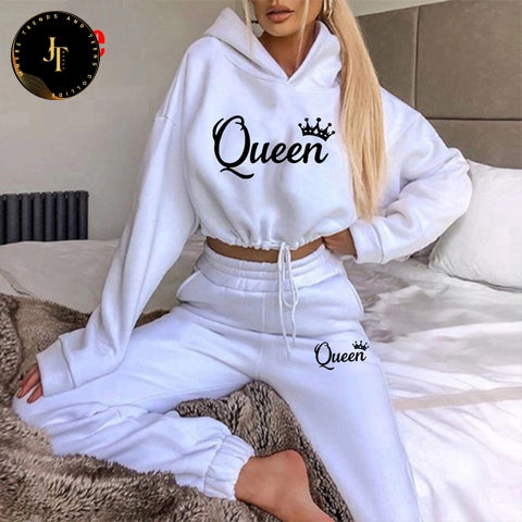 Women's Casual Tracksuit Set: Premium Hoodies for Women