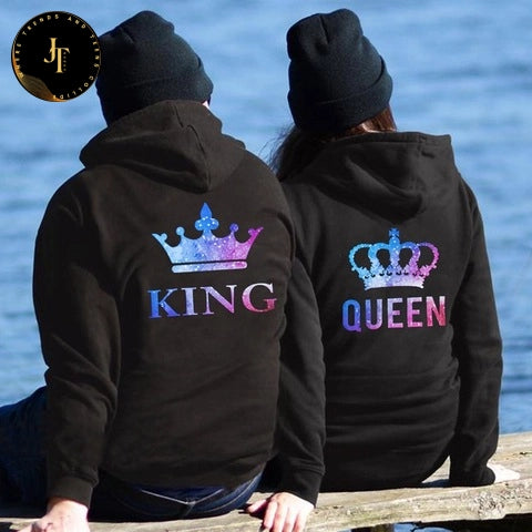 Queen & King Couple Hoodies: Premium couple Hoodies