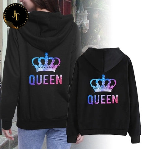 Queen & King Couple Hoodies: Premium couple Hoodies