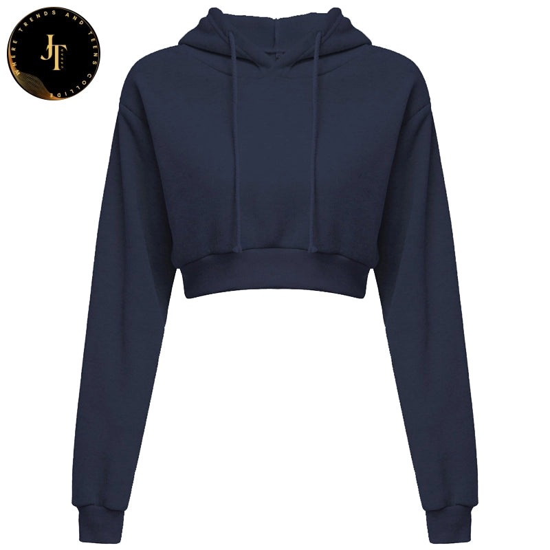 Sexy Crop Sweater Hoodie for Women