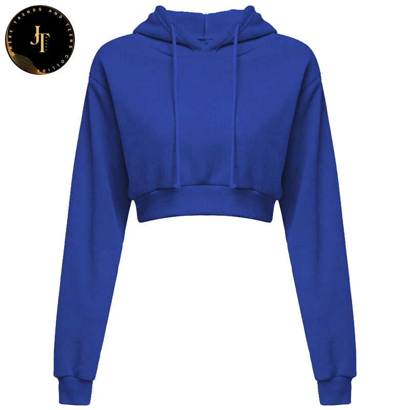 Sexy Crop Sweater Hoodie for Women