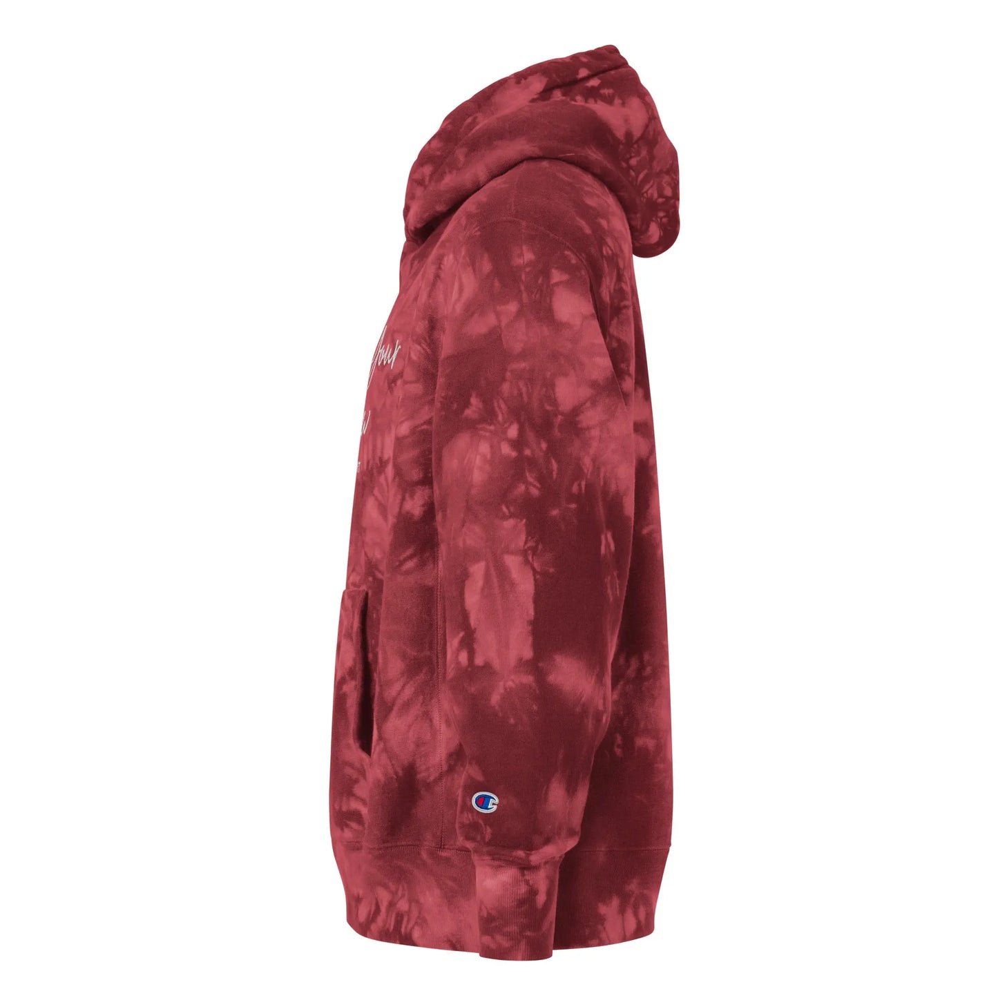Unisex Champion Tie-Dye Hoodie | Embroidered Own Your Glow