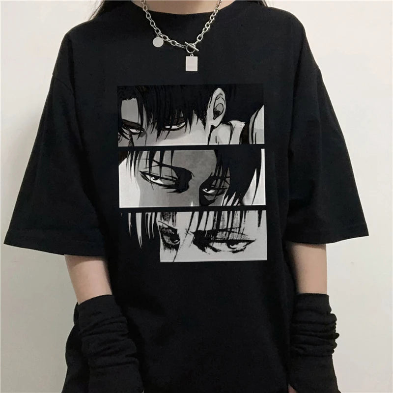 Attack on Titan Levi Ackerman Anime Printed T-Shirt for Everyone