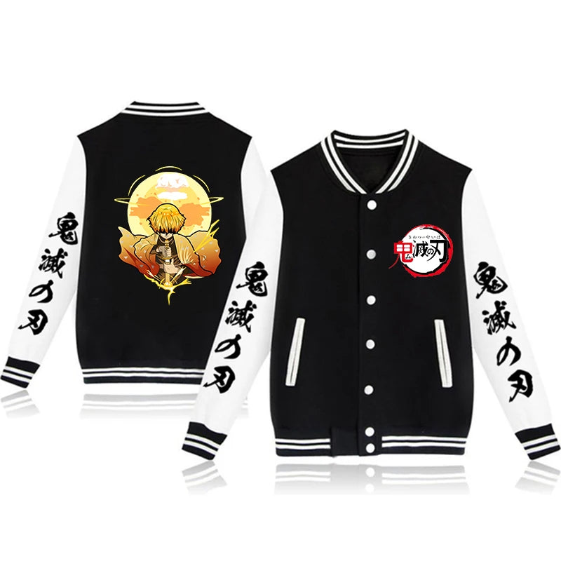 Boys Demon Slayer Stylish Bomber Jackets - Modern Style Design