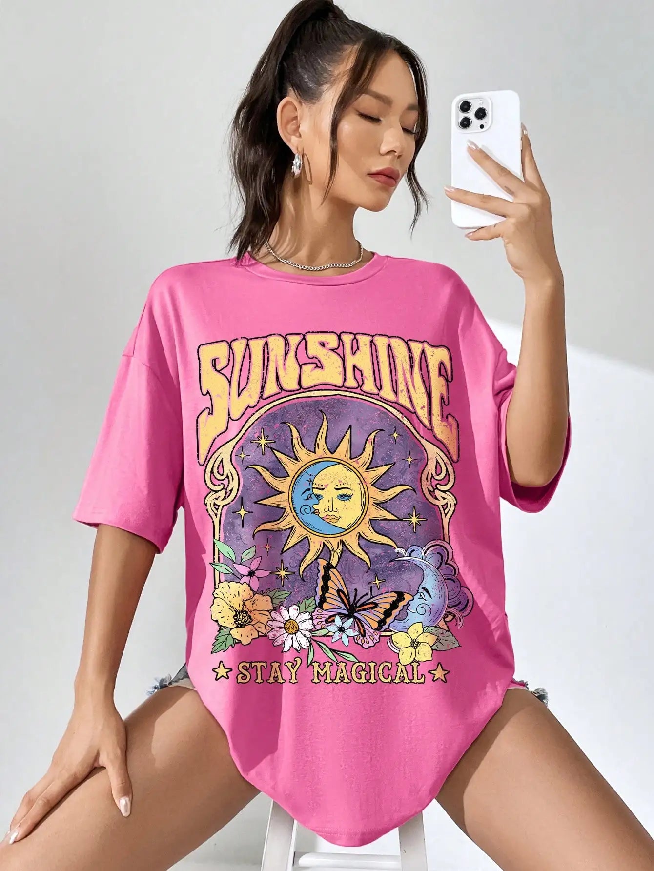 Women's Oversize Casual Summer T-Shirt: High quality tees for Women