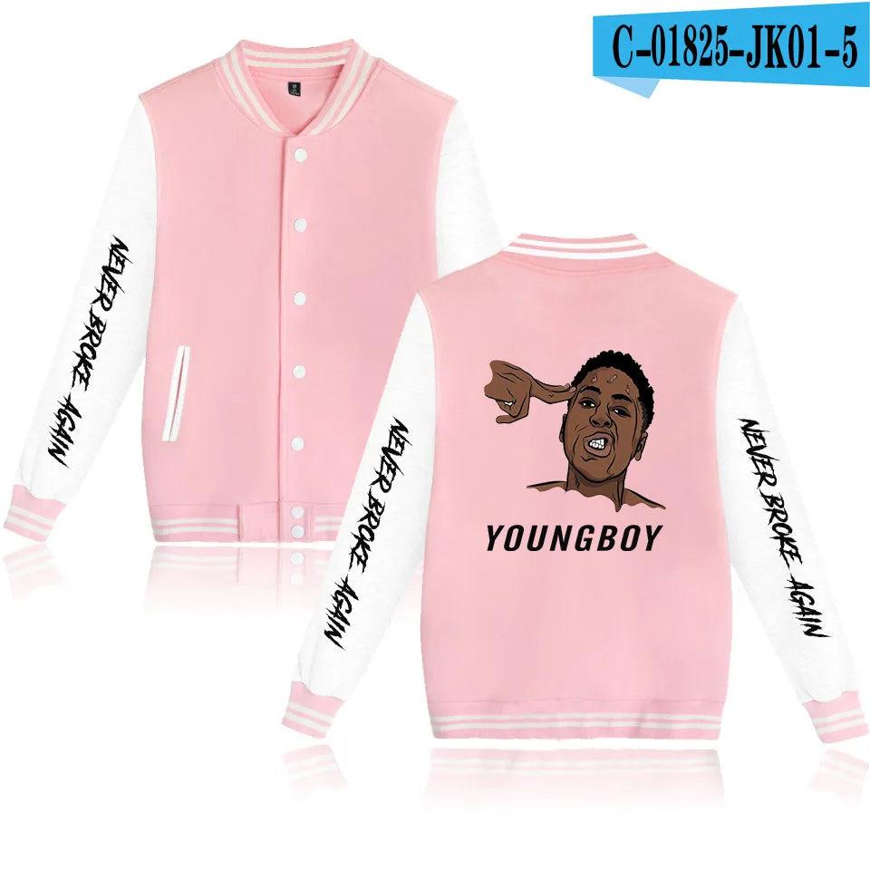 Streetwear Rap YoungBoy 'Never Broke Again Jacket' - Unisex Hoodie