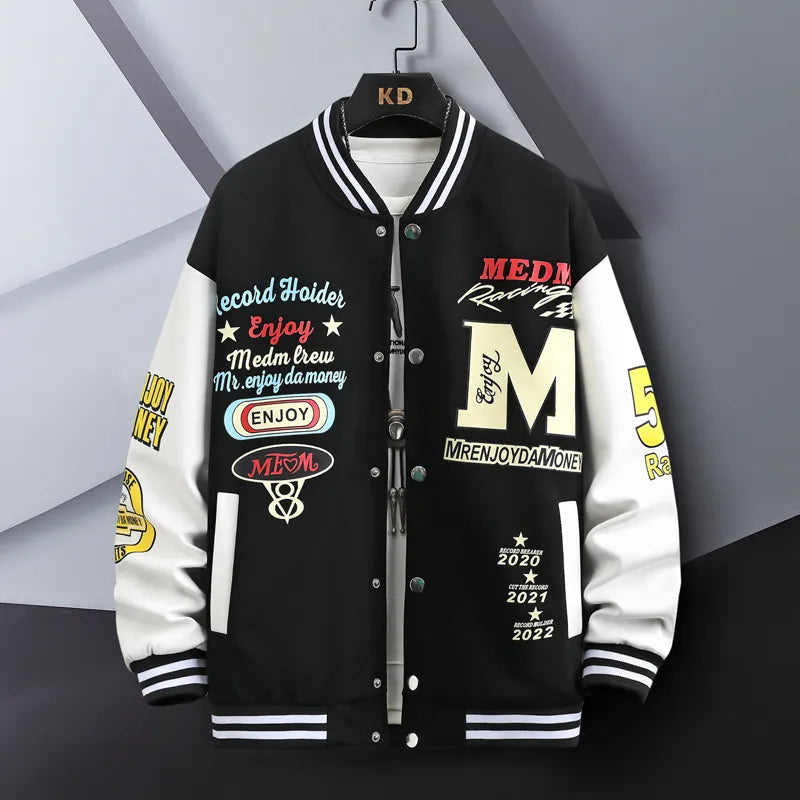 Boys Bomber Jacket - Hip Hop Streetwear Jackets for Boys