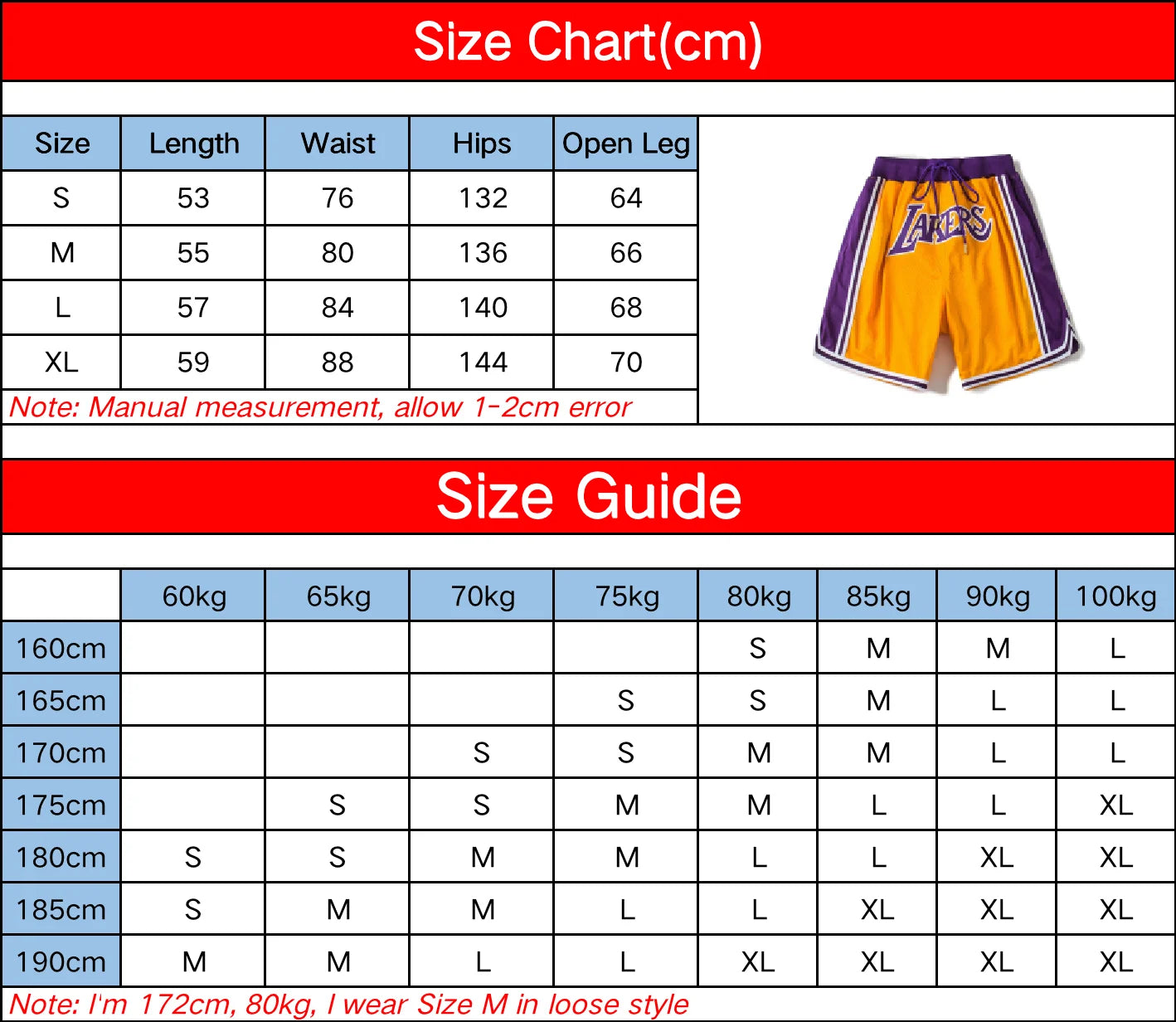 Premium Quality 'LAKERS' Basketball Shorts with Embroidered Logo