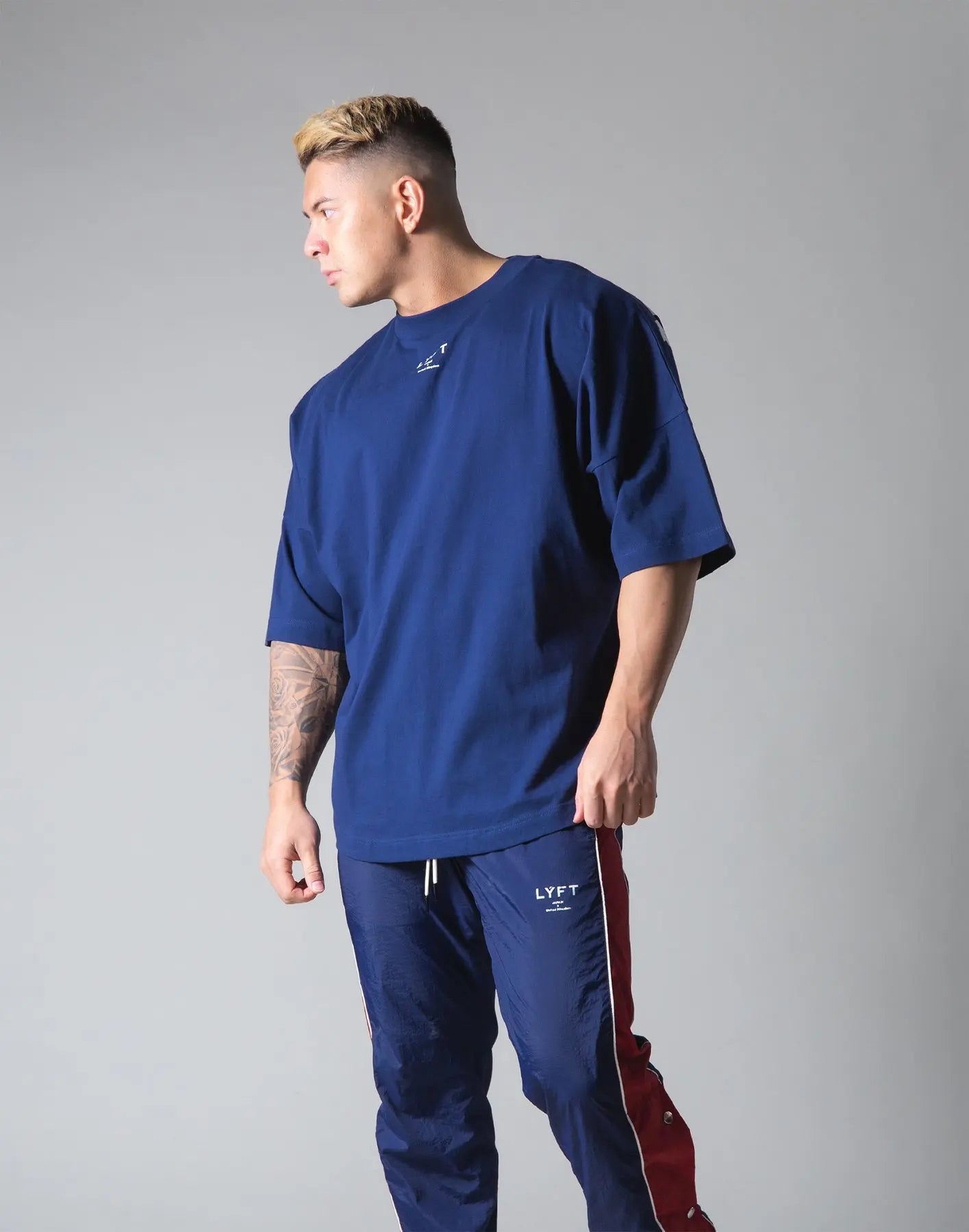 Men's Cotton Gym Fitness Loose Oversized Summer Casual Sports T-Shirt