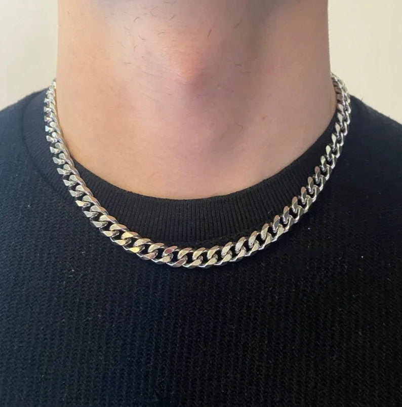 Cuban Link Unisex Chain Choker Necklaces