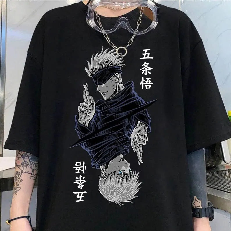 Jujutsu Kaisen Satoru Gojo Women's Anime Graphic T-Shirt - Summer