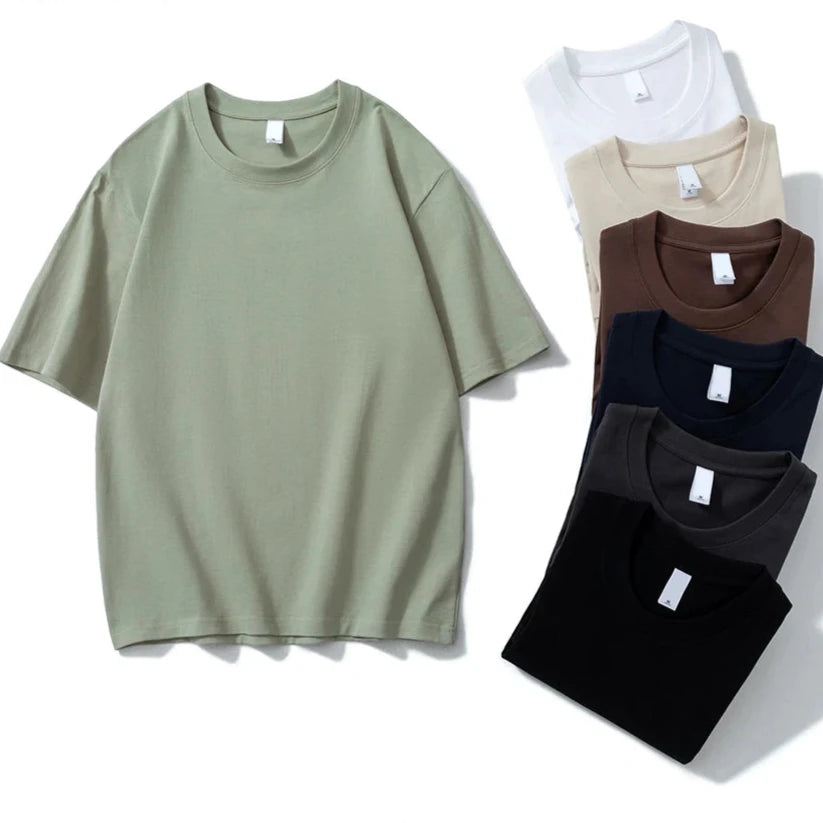 100% Cotton Oversized T-shirts - Casual Men's Tees