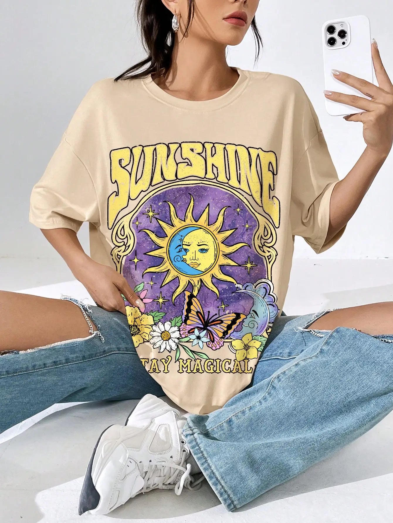 Women's Oversize Casual Summer T-Shirt: High quality tees for Women