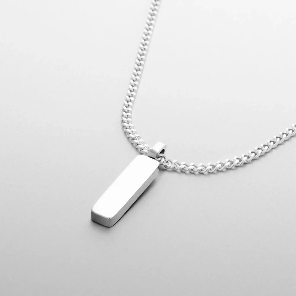 Men's Minimalist Pendant Necklace - Trendy, Collarbone Chain Jewellery