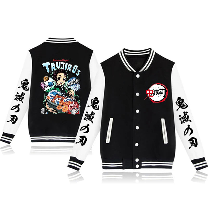 Boys Demon Slayer Stylish Bomber Jackets - Modern Style Design