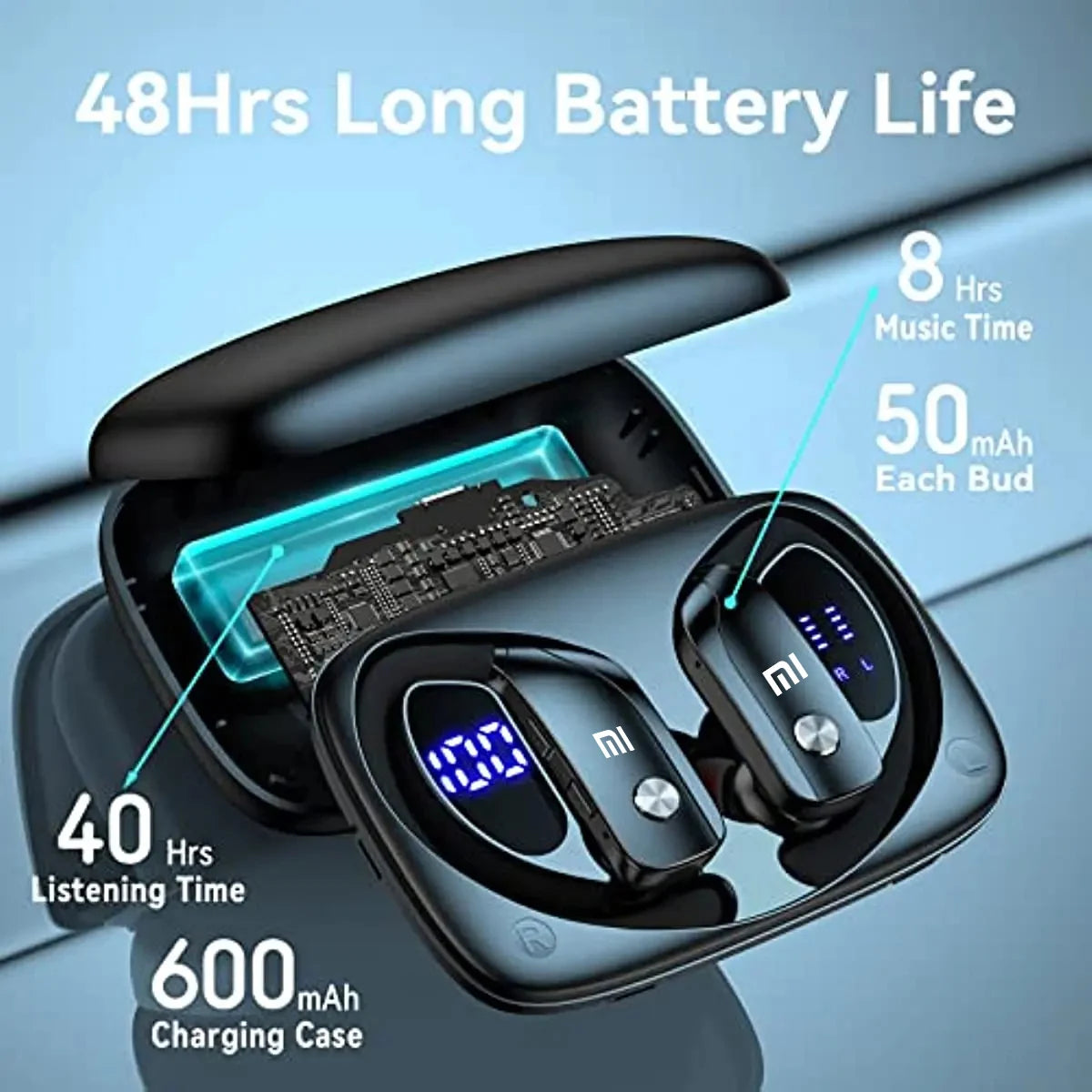 XIAOMI T16 TWS Wireless Earbuds with Mic - Workout & Office