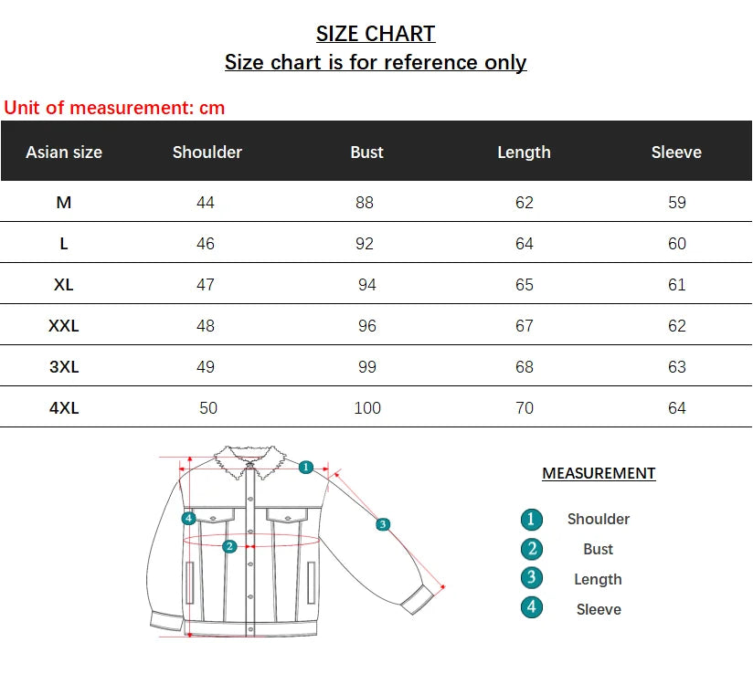 Slim Black Denim Jacket: Men's British Motorcycle Baseball Coat