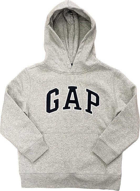 Boy's Arch Logo Pullover Hoodie: Cozy, Stylish, & Durable