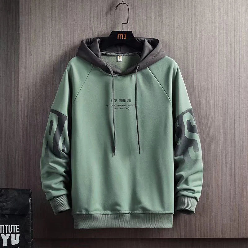 Trendy Men's Hoodies - Stylish Harajuku Letter Print Sweatshirts for Streetwear Fashion
