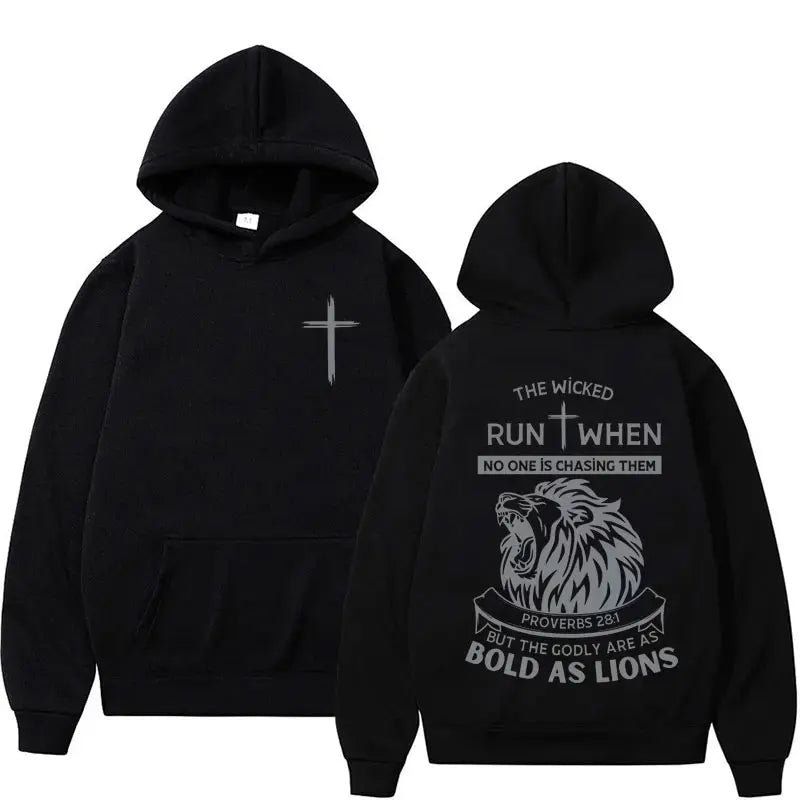 Harajuku Aesthetic Christian Jesus Hoodie Bible Verse God Loves You