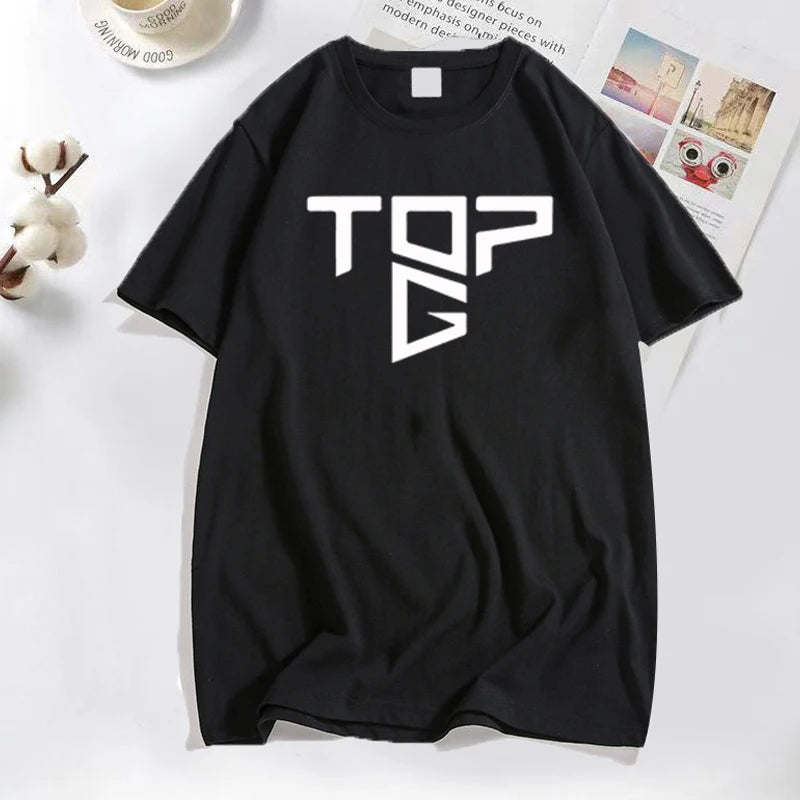 Top G T-Shirt for Men - Soft Cotton, Oversized Fit.